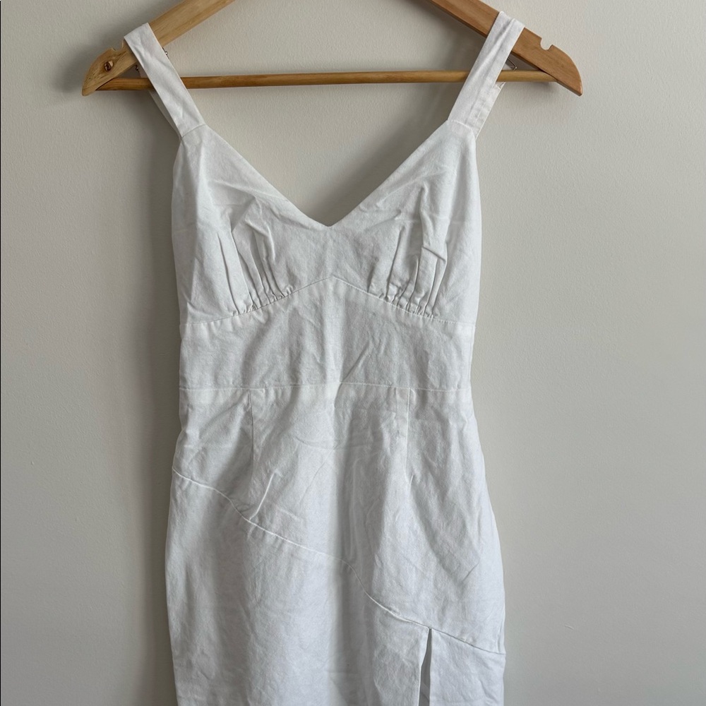 Showpo Midi Dress- White